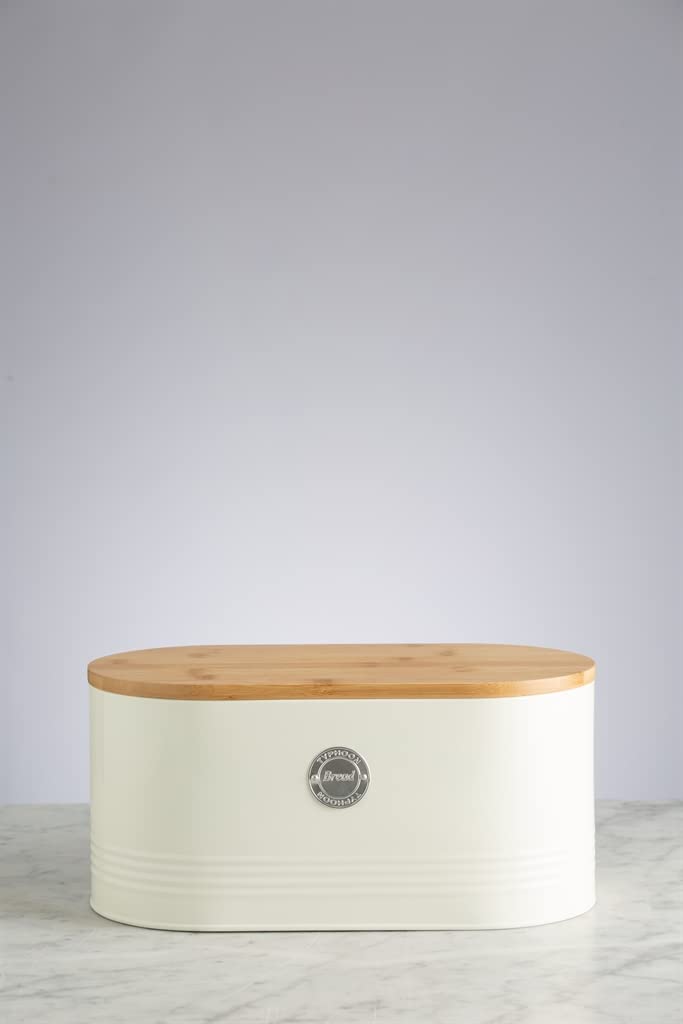 Typhoon Living Cream Bread Bin, 34 x 18 x 15 cm Single