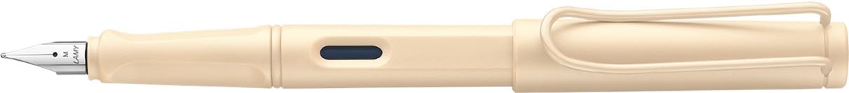 Lamy Safari Cosy Fountain Pen 020 Special Edition, Modern Fountain Pen in The Colour Cream with Ergonomic Grip and Timeless Design, Nib Strength F, Special Model, Nib F, Pack 1