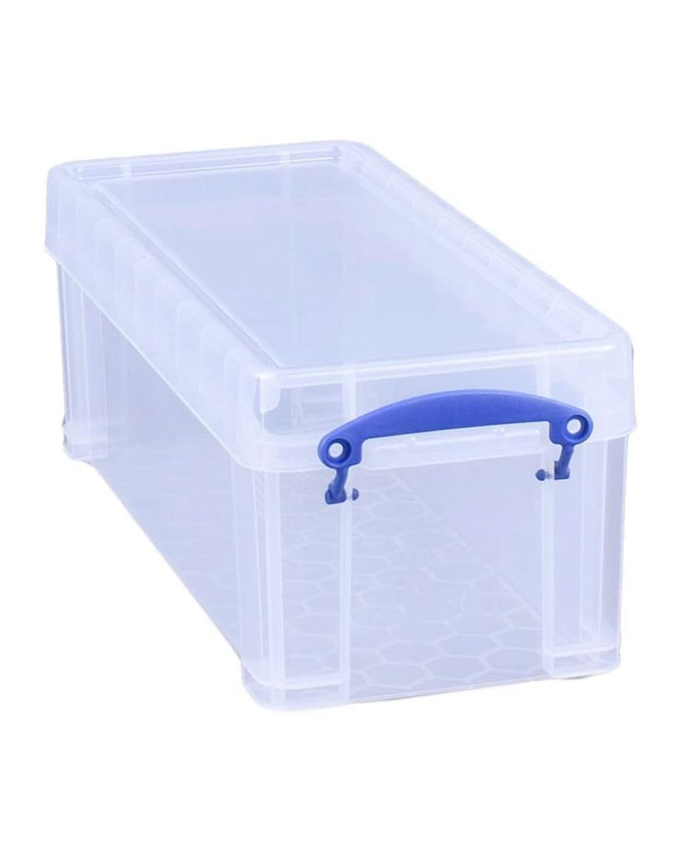 Really Useful Plastic Storage Box 6.5 Litre Clear