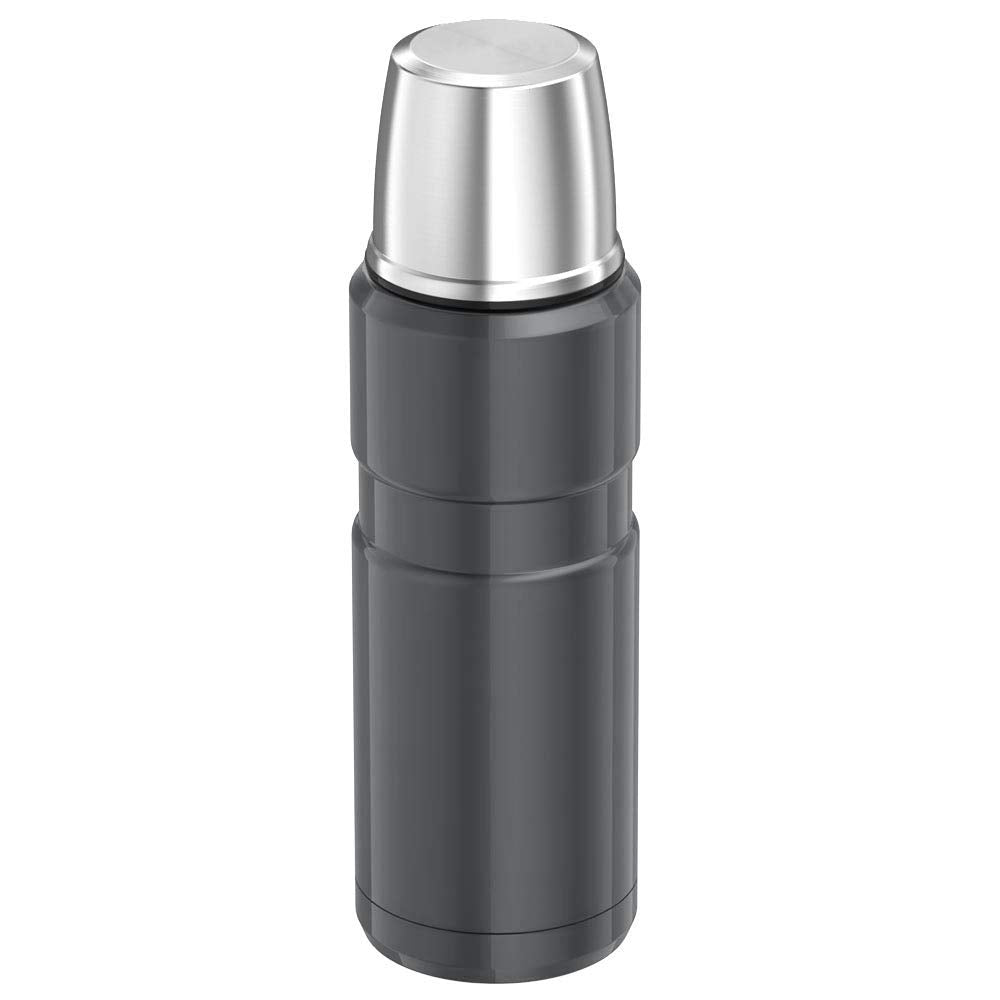 Thermos 105032 Stainless King Flask, Gun Metal, 470 ml 7.6 x 7.6 x 24.4 cm