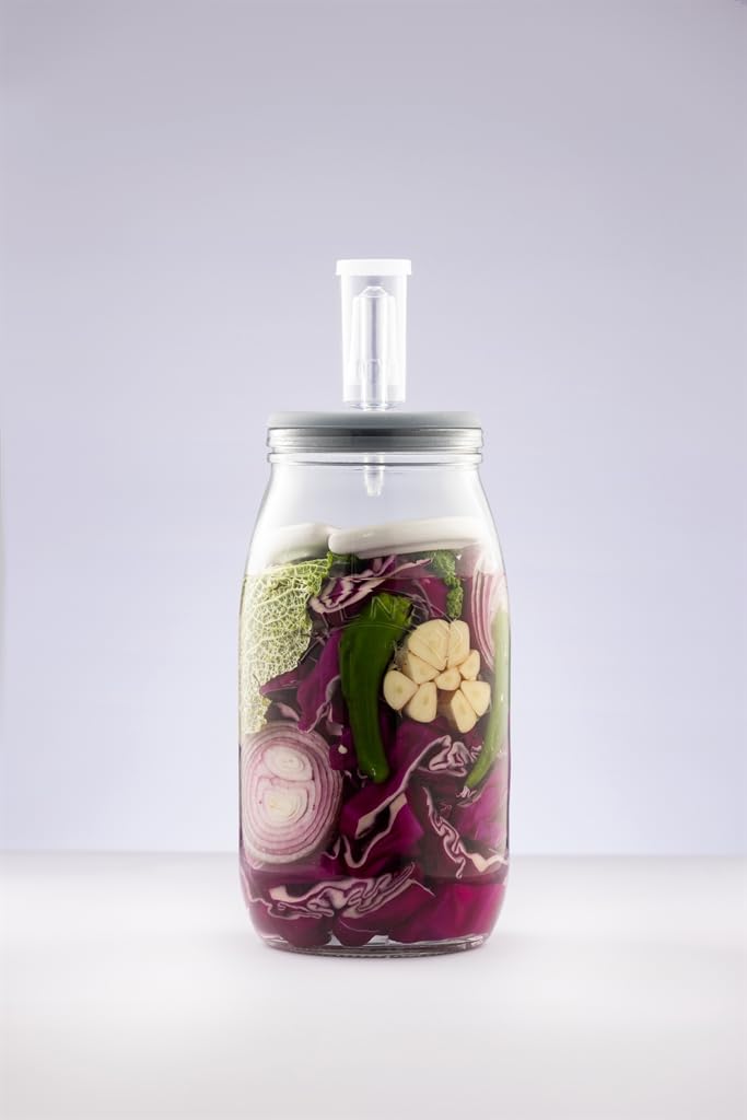 Kilner 3 L Glass Fermentation Set with Silicone Lid 3L