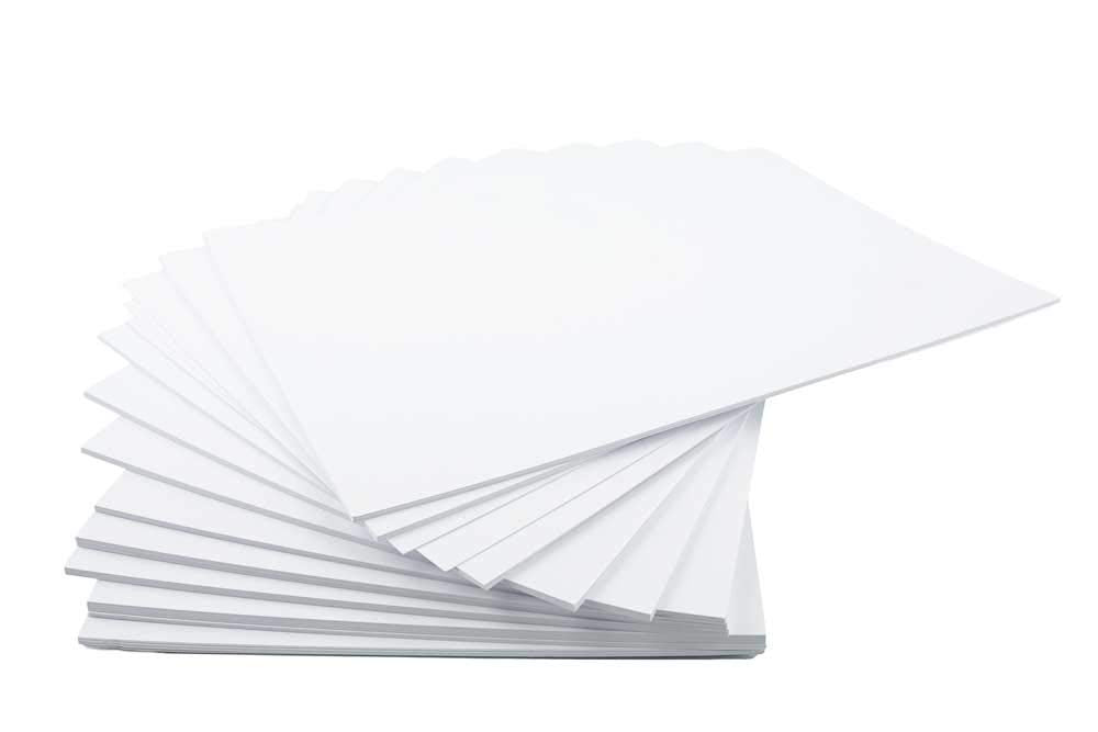 House of Card & Paper A4 300 gsm Card - White (Pack of 50 Sheets) Single