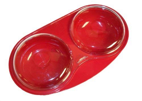 Easy Cook NS606R Microwave Egg Poacher, red, 2 cup