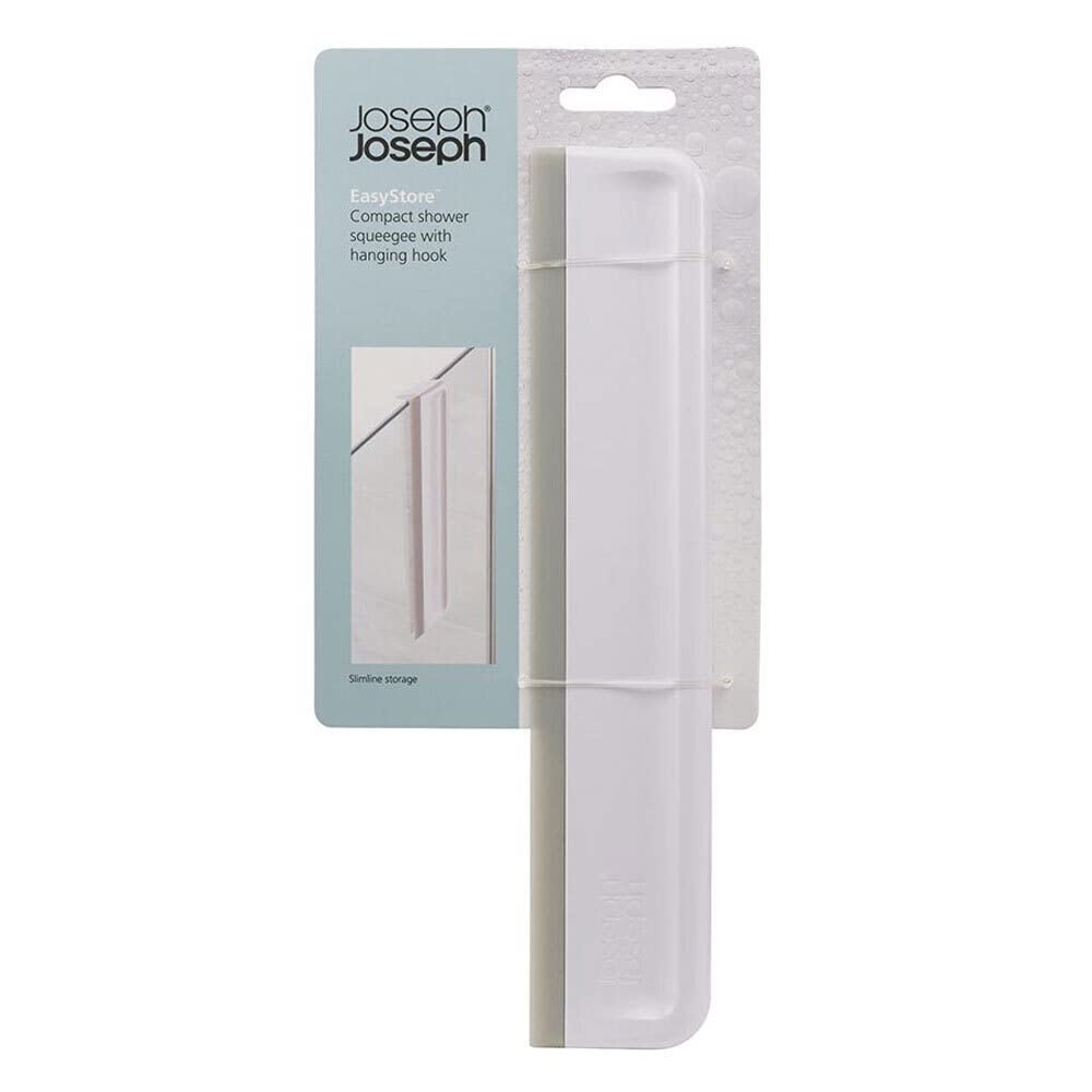 Joseph Joseph Easystore Compact Bathroom Silicone Shower Squeegee - Grey/White