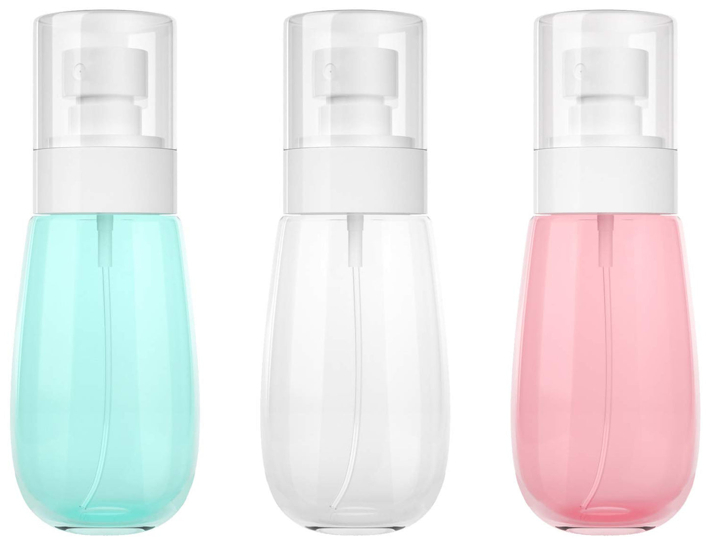 Lamapee Small Spray Bottles 100ml, 3Pack Fine Mist Spray bottle for Travel