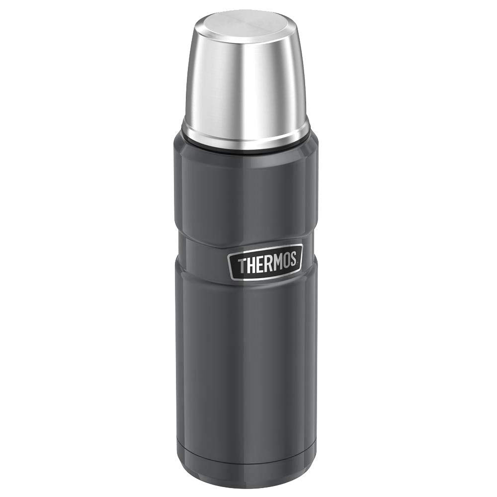 Thermos 105032 Stainless King Flask, Gun Metal, 470 ml 7.6 x 7.6 x 24.4 cm