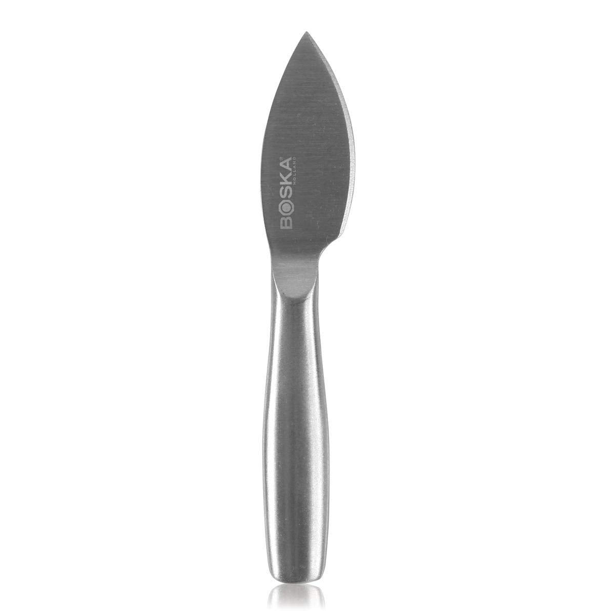 BOSKA Cheese Knife Set Mini Copenhagen / 4 Small Cheese Knives/for All Types of Cheese/Stainless Steel/Silver / 5.7" x 0.8" x 0.4" 4-Piece Mini Knife Set for All Cheese Types