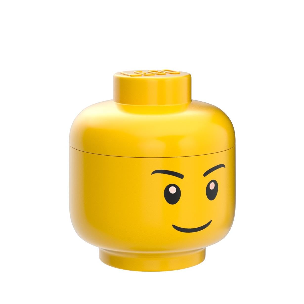 Room Copenhagen 40311724 4032 Boy Storage Head, Plastic, Yellow Large