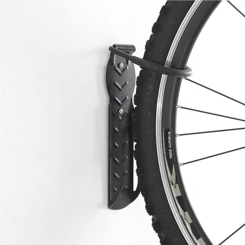 Bike Holders Home Garage Storage Rack Wall Mounted Hanger Hook 2 PCS Black