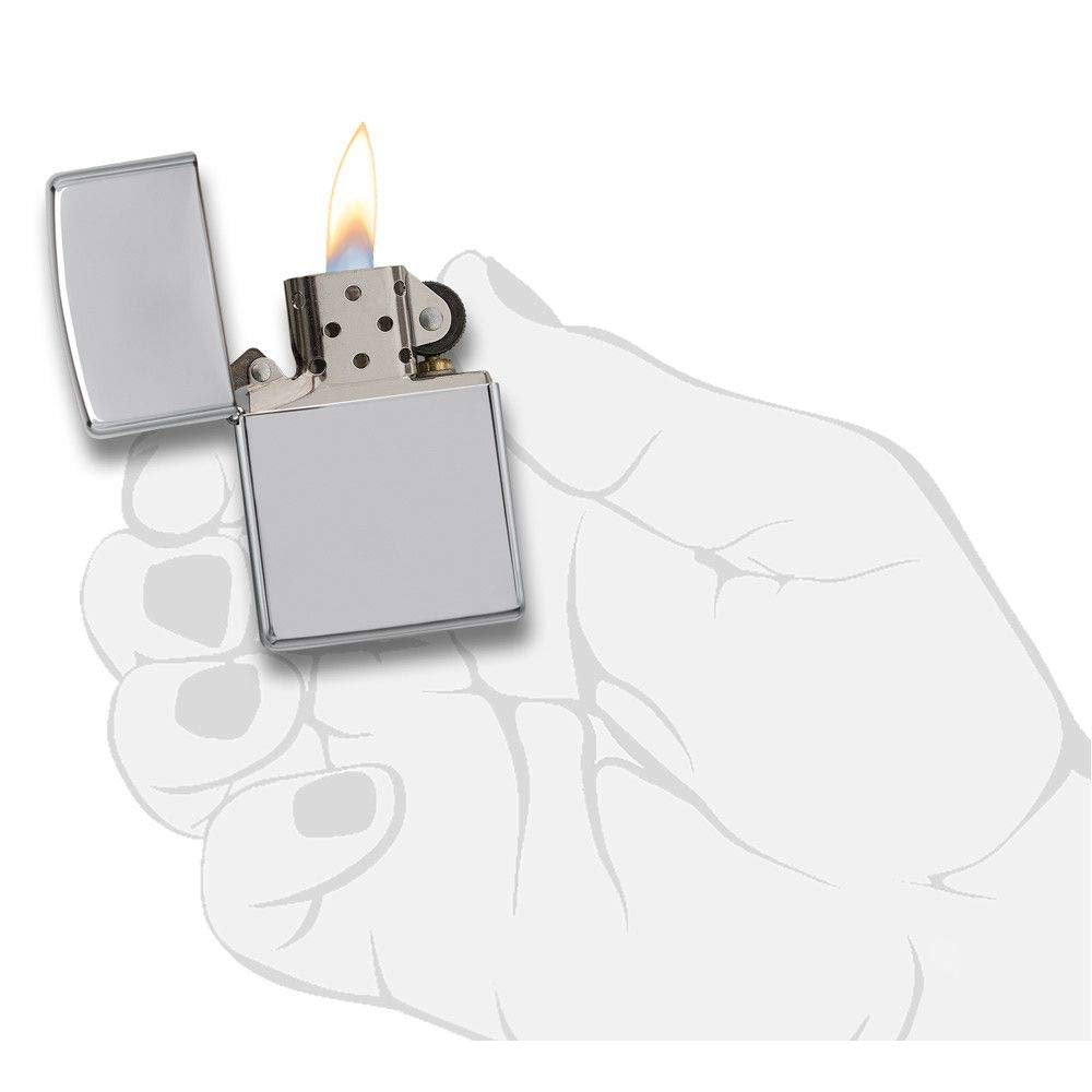 Zippo Armor Lighter High Polish Chrome