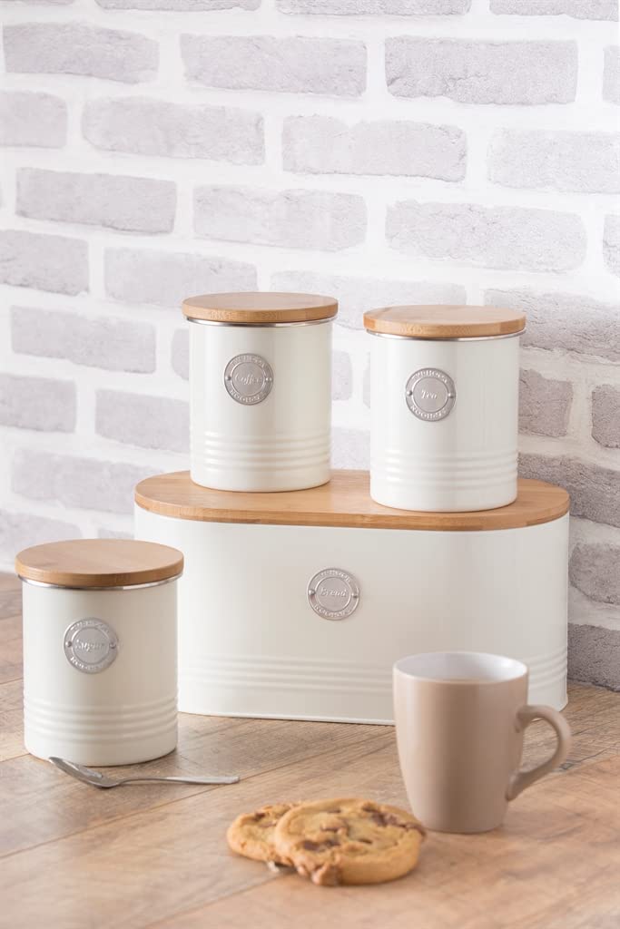 Typhoon Living Cream Bread Bin, 34 x 18 x 15 cm Single