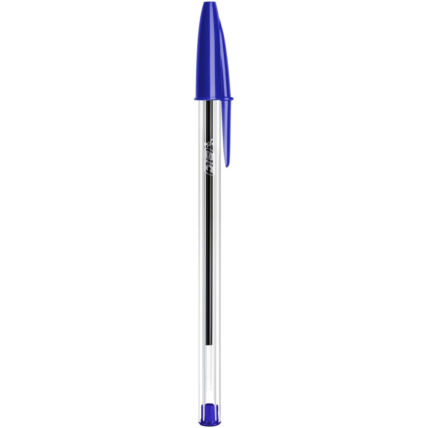 BIC Cristal Original Comfortable Ballpoint Pens - Value Pack of 100 - Blue Colour- Medium Point (1.0 mm) 100 Count (Pack of 1)