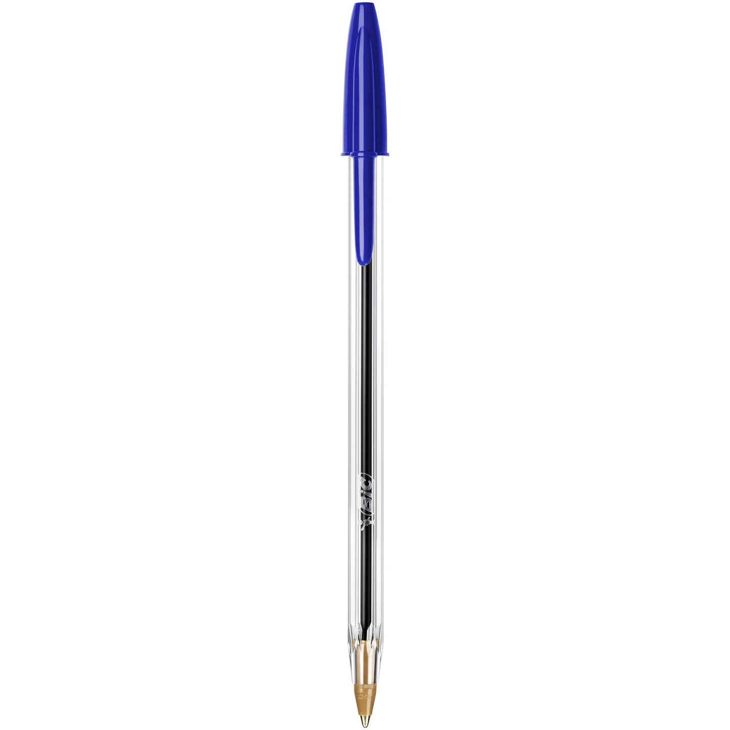 BIC Cristal Original Comfortable Ballpoint Pens - Value Pack of 100 - Blue Colour- Medium Point (1.0 mm) 100 Count (Pack of 1)