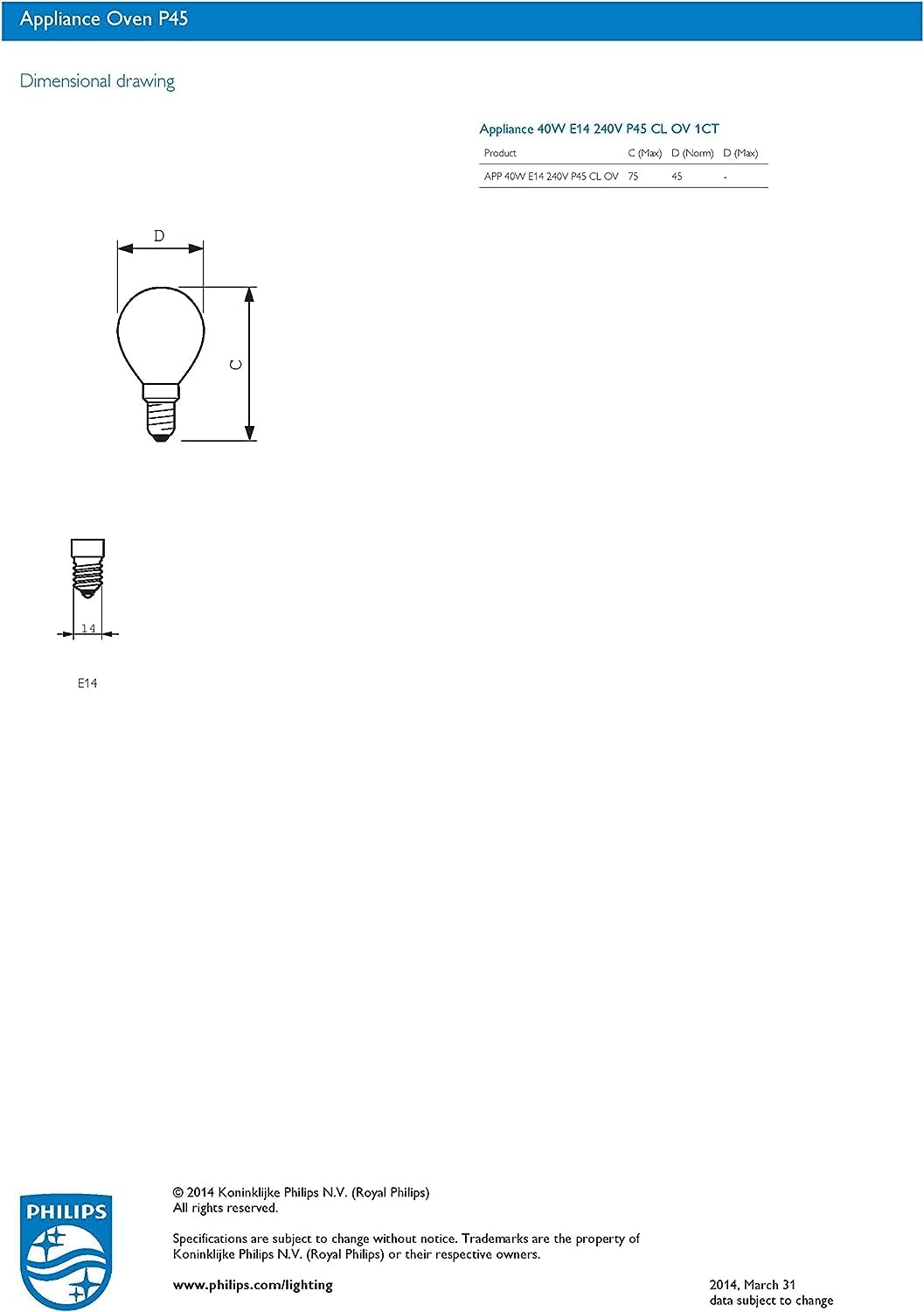 2 x Philips Oven 40w Lamp SES E14 Small Screw Cap 300Ã‚° Cooker Light Bulb Fits AEG/Bosch/Siemens/Neff/Hotpoint, gold