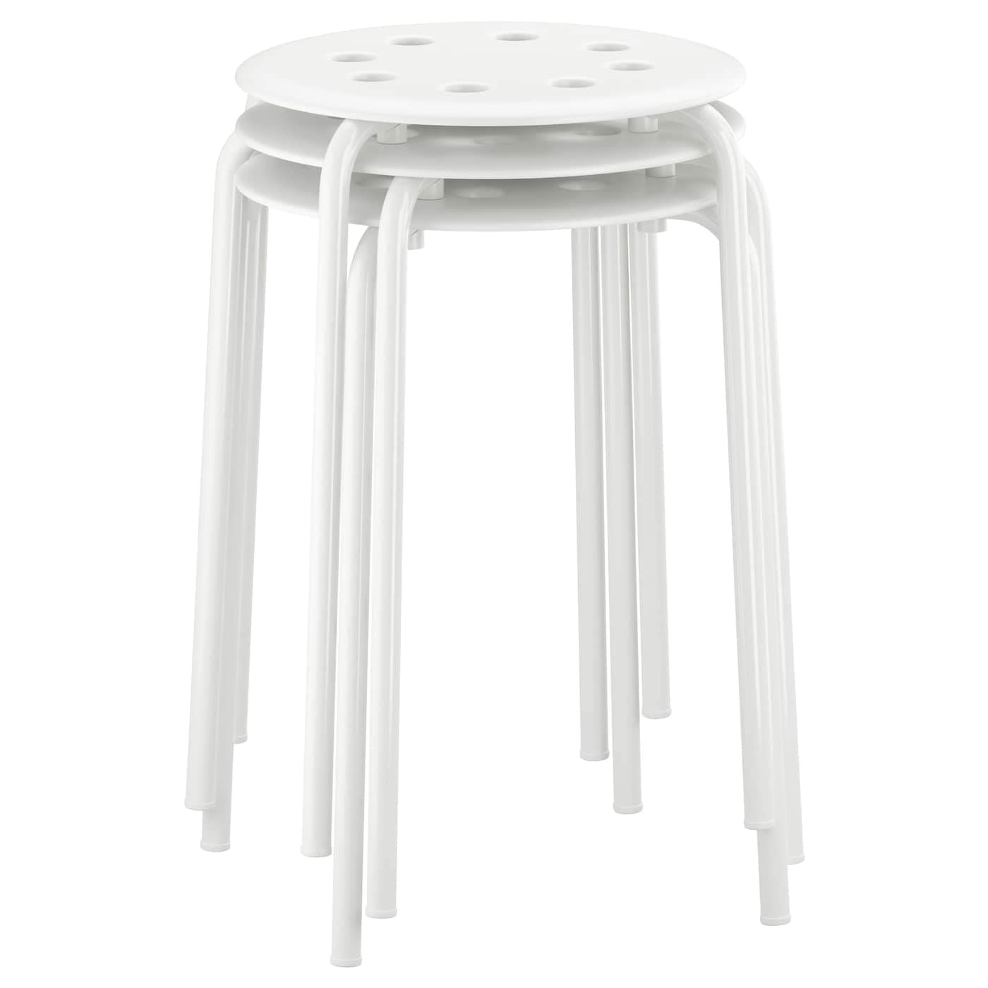 Ikea MARIUS - Stool, white 1