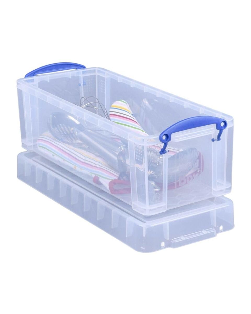 Really Useful Plastic Storage Box 6.5 Litre Clear