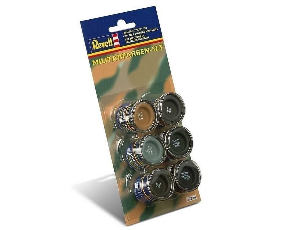 Revell Enamels 14ml 32340 Military Colour Paint Set Military Colour Set