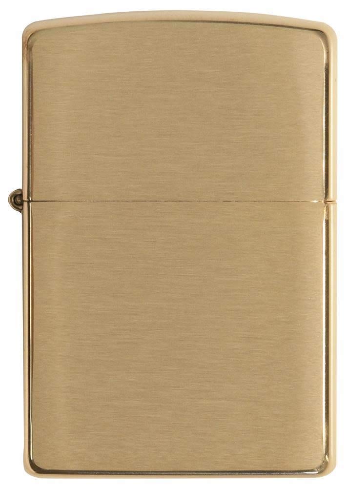 Zippo 204B New Windproof Lighter - Brushed Brass,1 x 3,5 x 5,5 cm