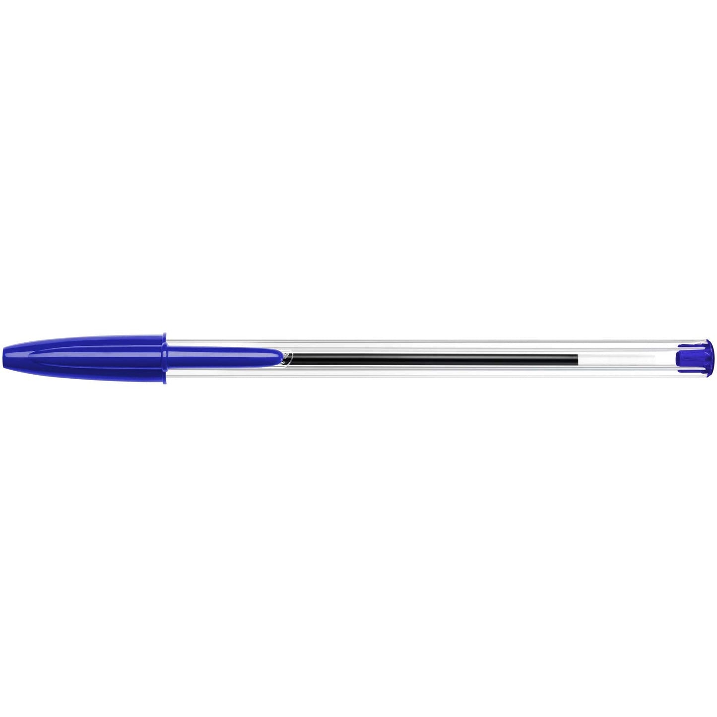 BIC Cristal Original Comfortable Ballpoint Pens - Value Pack of 100 - Blue Colour- Medium Point (1.0 mm) 100 Count (Pack of 1)