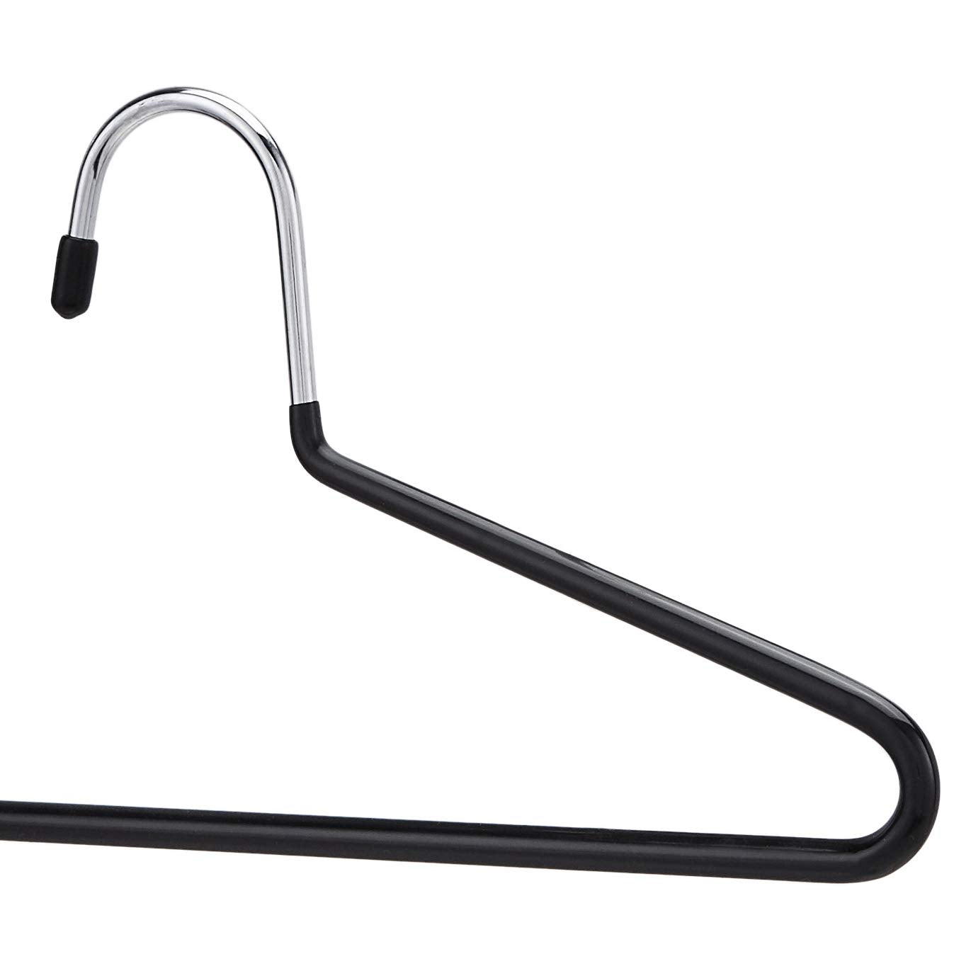 Amazon Basics Trouser/Slack Hangers Easy Slide Organisers, Pack of 10, Chrome 10-Pack