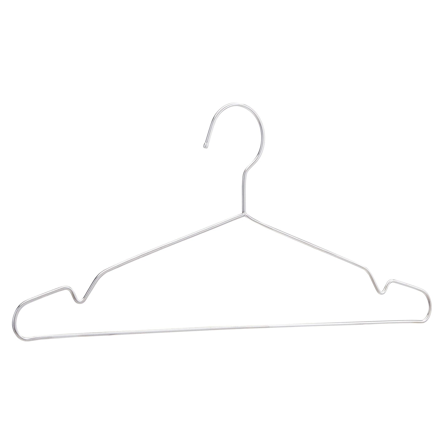 Amazon Basics Stainless Steel Clothes Hangers - Pack of 50, Chrome 50-Pack