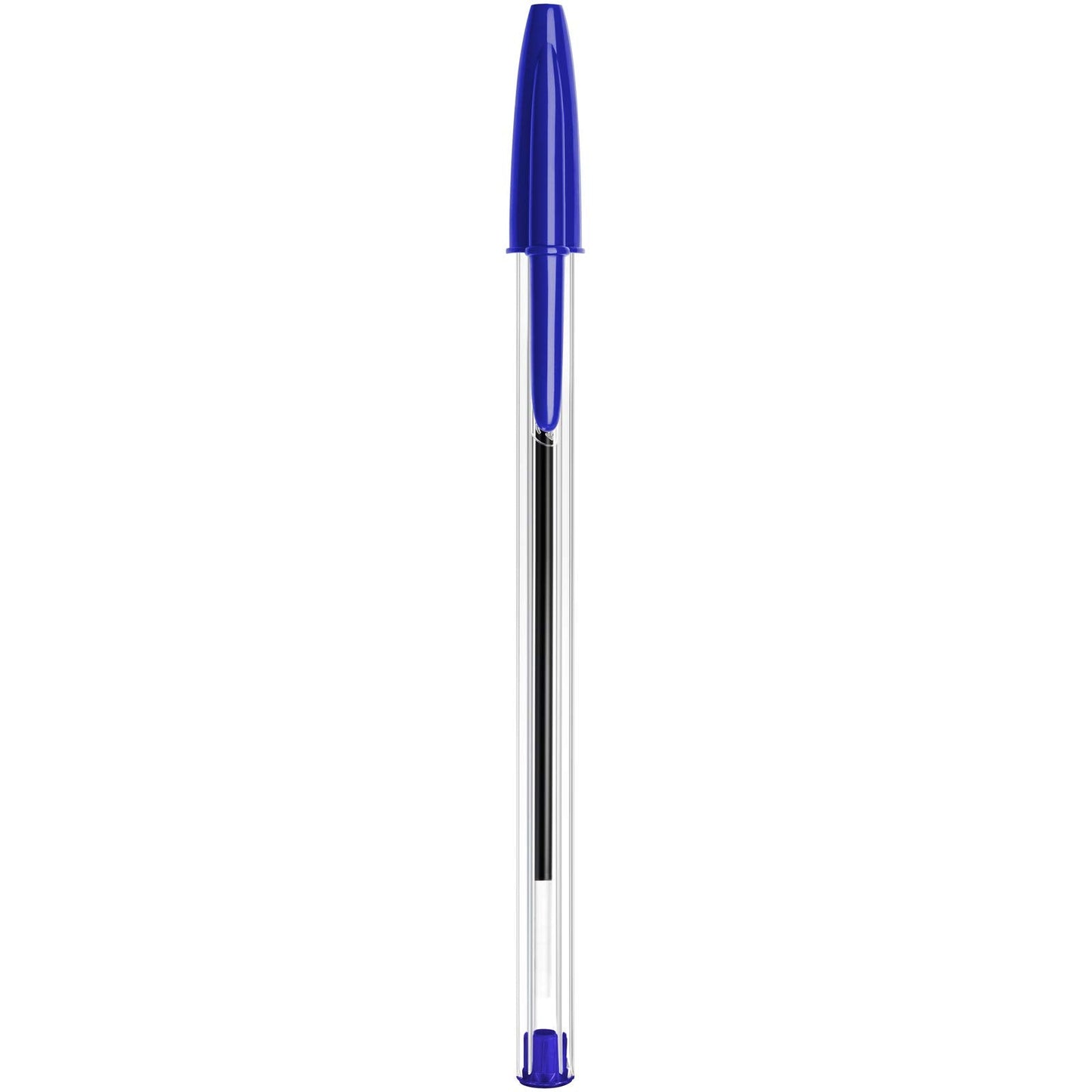 BIC Cristal Original Comfortable Ballpoint Pens - Value Pack of 100 - Blue Colour- Medium Point (1.0 mm) 100 Count (Pack of 1)