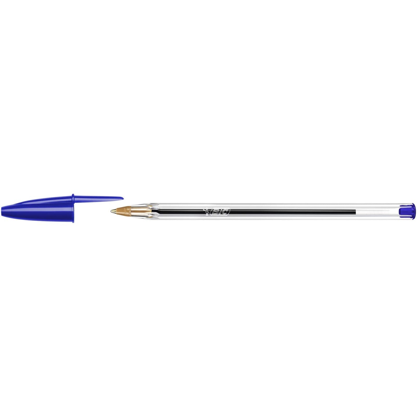 BIC Cristal Original Comfortable Ballpoint Pens - Value Pack of 100 - Blue Colour- Medium Point (1.0 mm) 100 Count (Pack of 1)