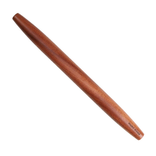 Muso Wood Rolling Pin for Baking Non Stick Wooden French Rolling pin 40cm, Tapered Rolling pin for Fondant, Pastry, Pizza, Cookie, Pie Crust(Sapele Wood Roller) French 40cm