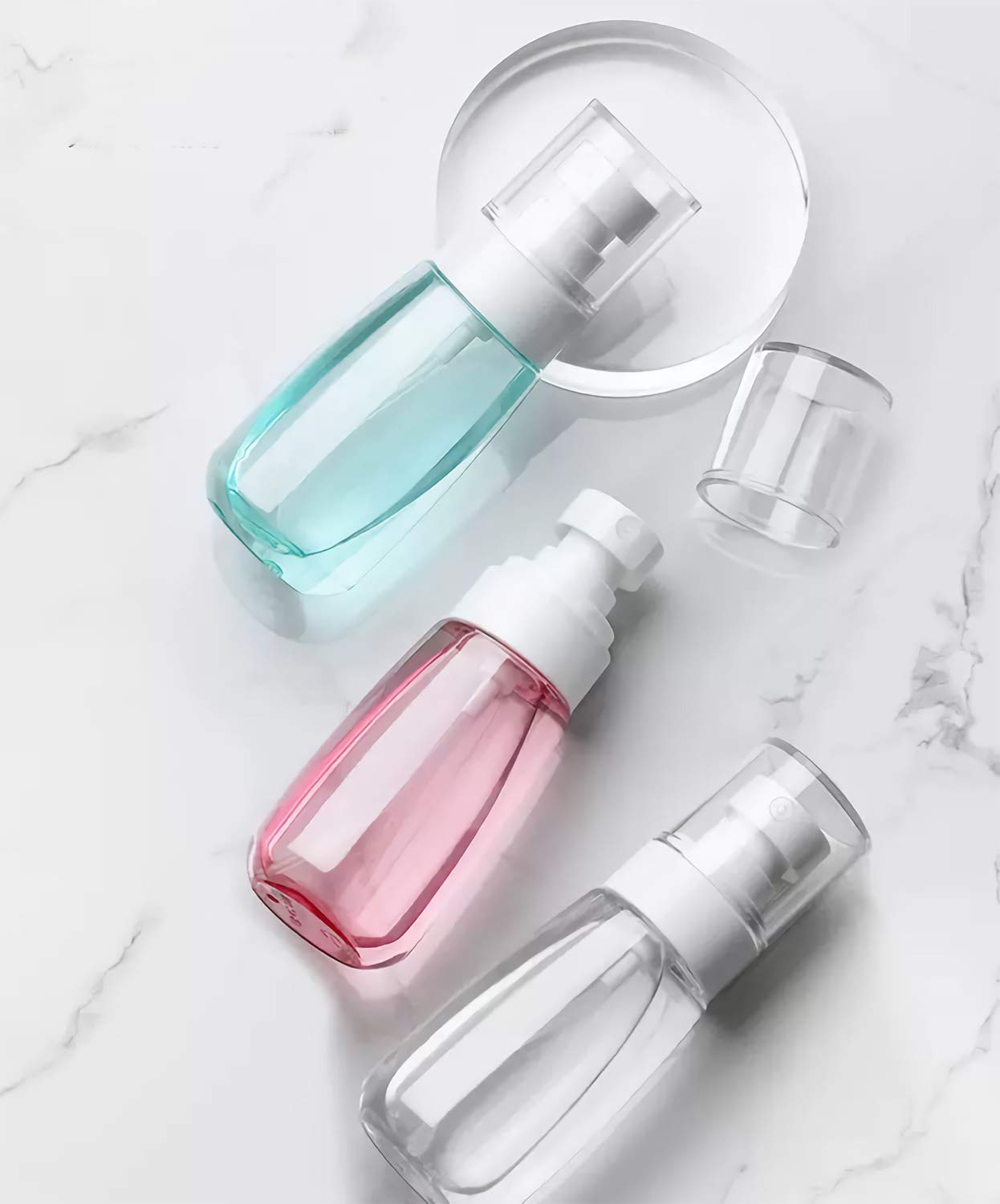 Lamapee Small Spray Bottles 100ml, 3Pack Fine Mist Spray bottle for Travel