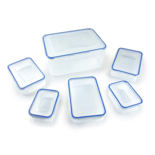 6pce container set - Rectangular 5.5lt with Freshness Tray/3 x 800ml/2 x 350ml 6pce Container Set - Rectangular 5.5lt With Freshness Tray/3 X 800ml/2 X 350ml 6 piece set