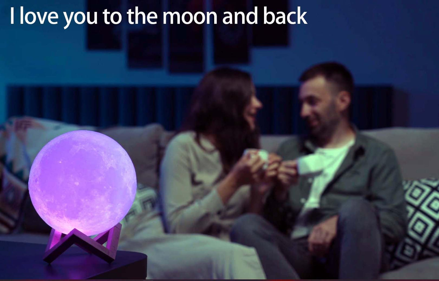 ACED Moon Lamp 2023 Upgrade with Timing 3D Printing Moon Night Light 16 Colours with Wooden Stand Remote & Touch Control and USB Rechargeable Valentines Gift for Her Him Kids Women Men Birthday M 16colors