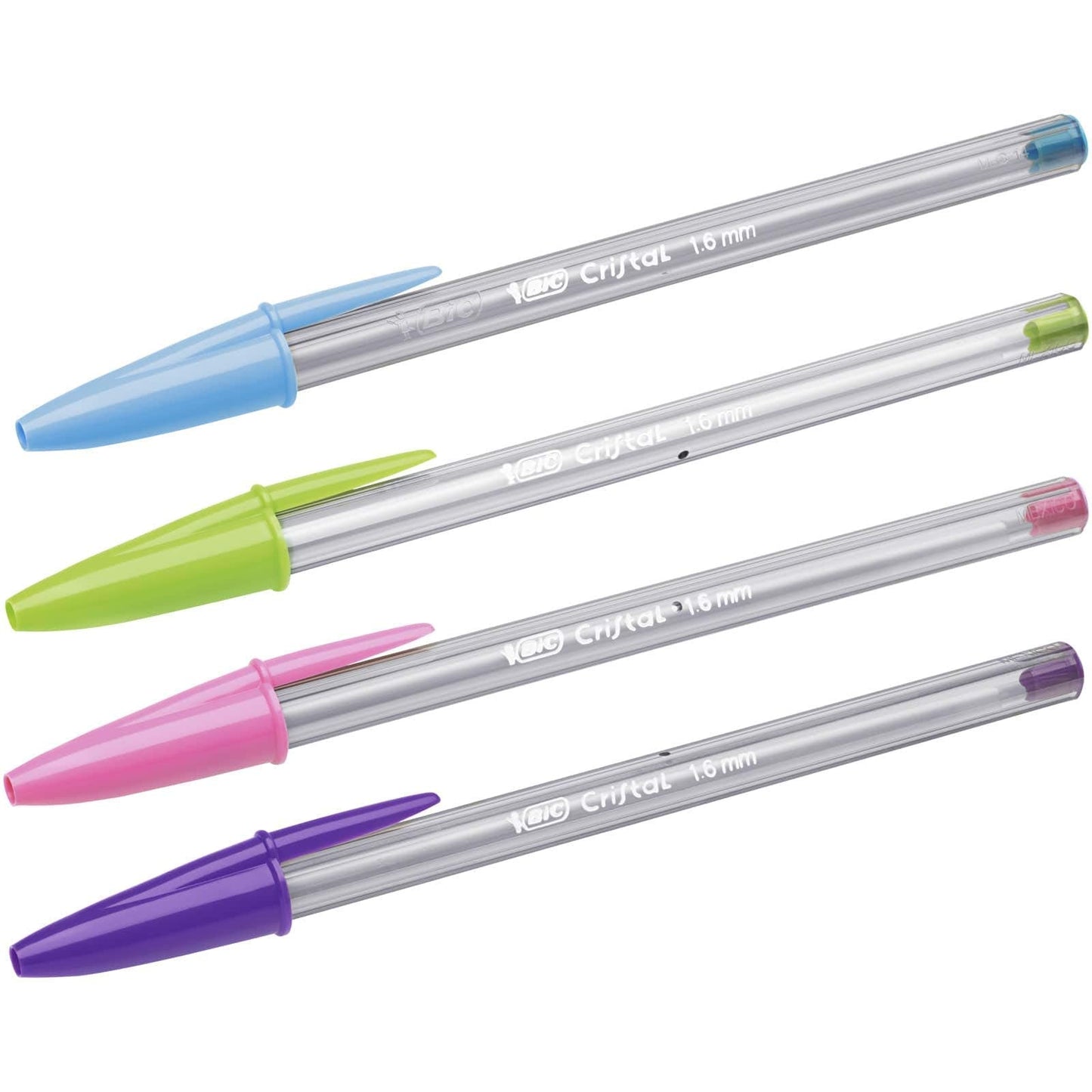 BIC Crystal Multicolour – Pen Bag Pack of 20 + 7 multicoloured ballpoint pen