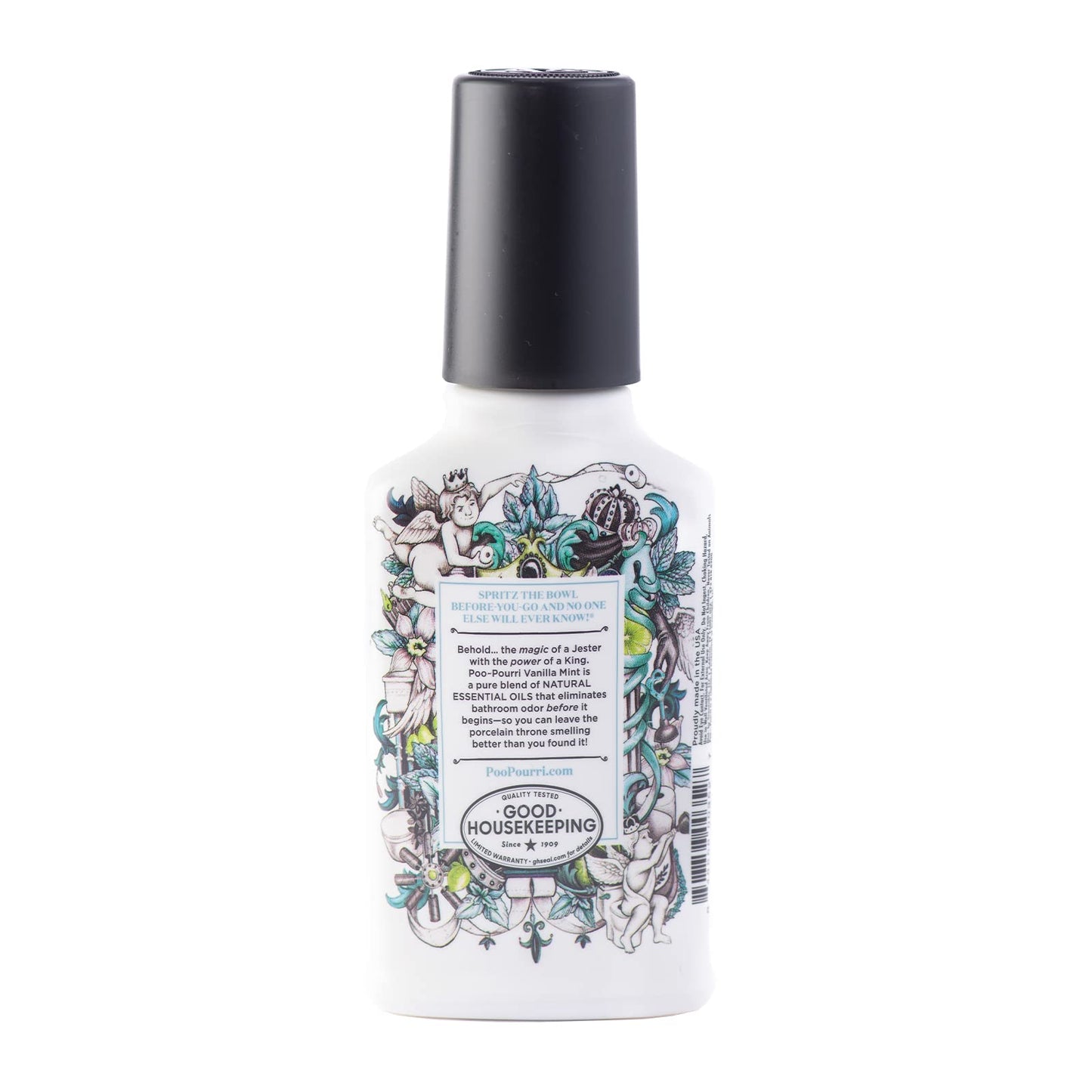 Poo-Pourri Before-You-Go Toilet Spray, Vanilla Mint, 2 Fl Oz - Vanilla, Mint and Citrus 57.00 ml (Pack of 1)