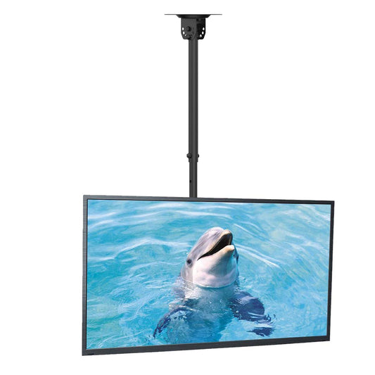 suptek Ceiling TV Mount Fits Most 26-55 inch LCD LED Plasma Panel Display with Max VESA 400x400mm Loaded up to 45kg/100lbs Height Adjustable MC4602 Max 55" TV