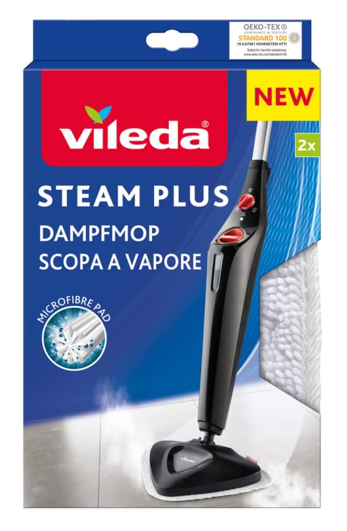 Vileda Steam Mop Refill Pads, Pack of 2