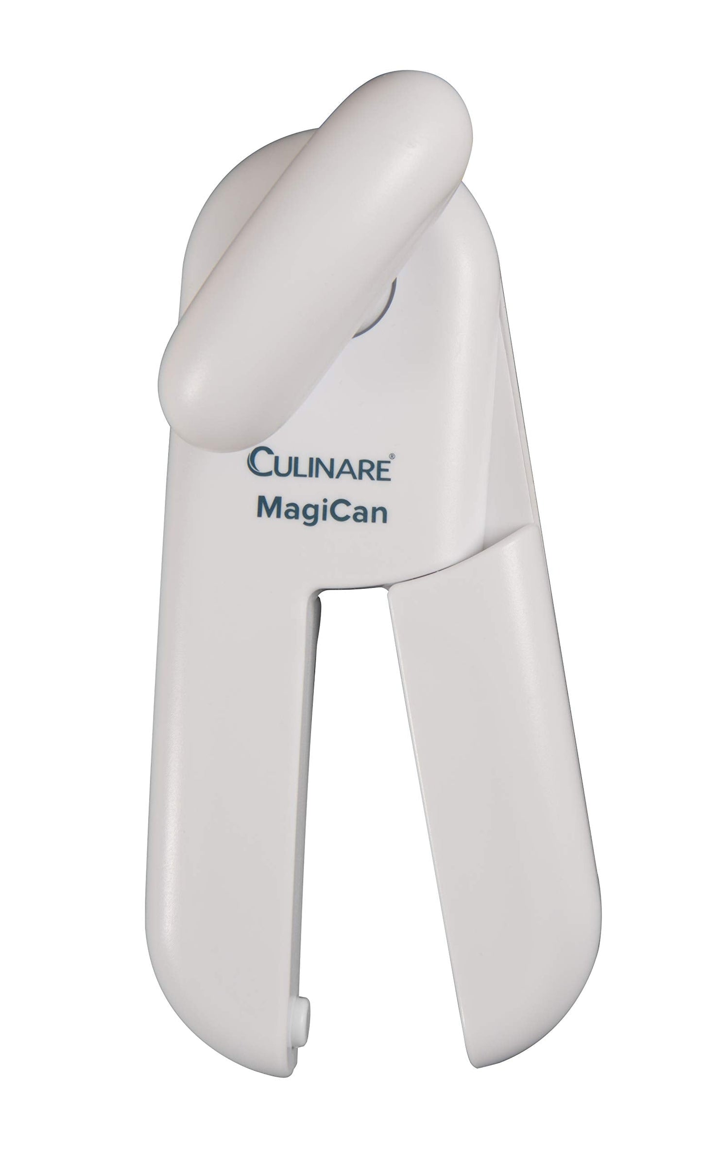 Culinare C10015 MagiCan Tin Opener, White, Plastic/Stainless Steel, Manual Can Opener, Comfortable Handle for Safety and Ease