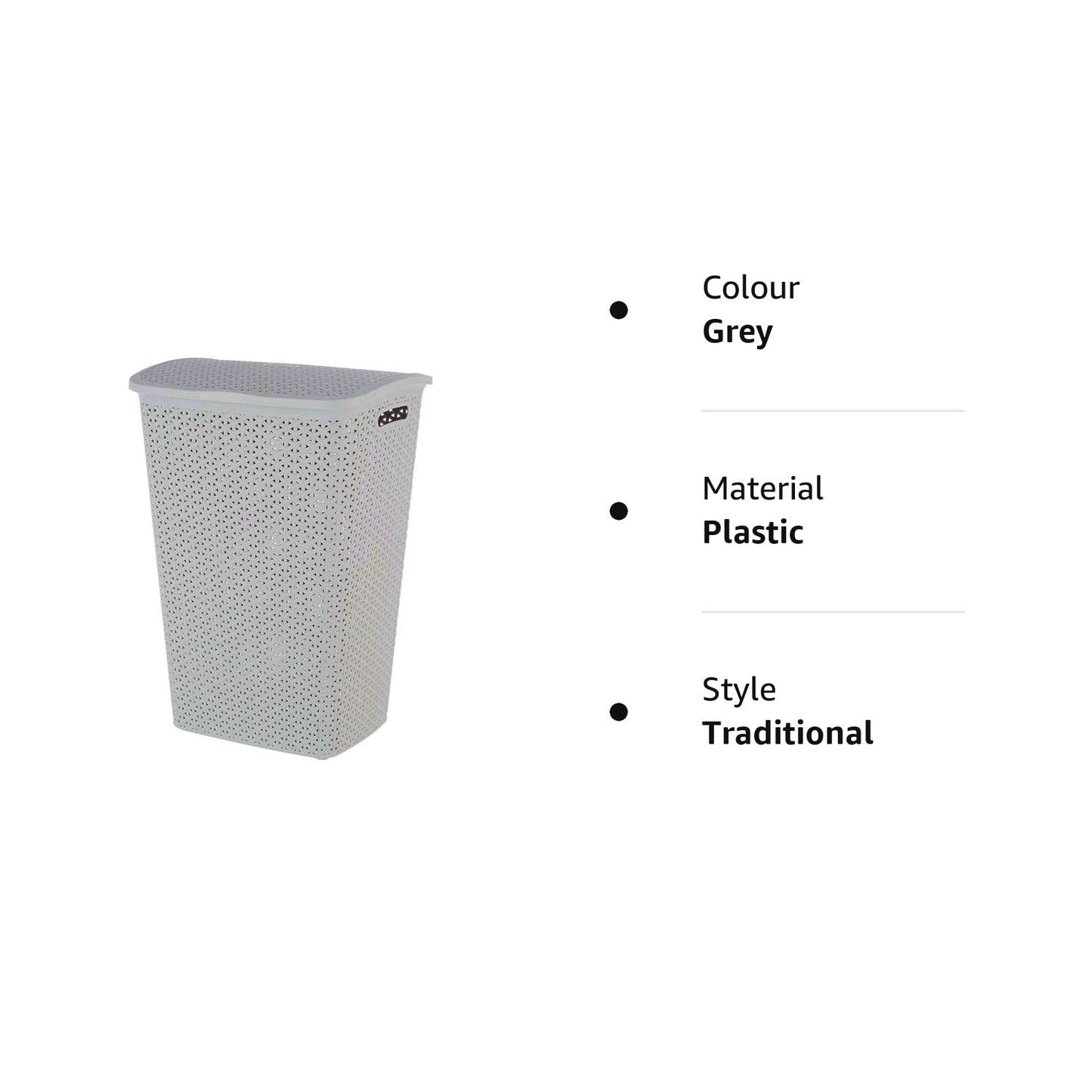 CURVER My style Laundry Hamper - Grey 55L Hamper Single