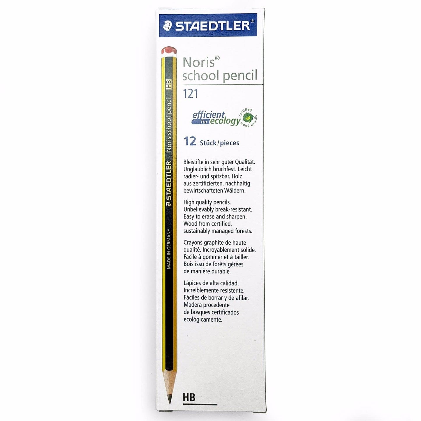 STAEDTLER Noris School Pencils 121 - HB Grade [Pack of 36] 36 Count (Pack of 1) MULTI