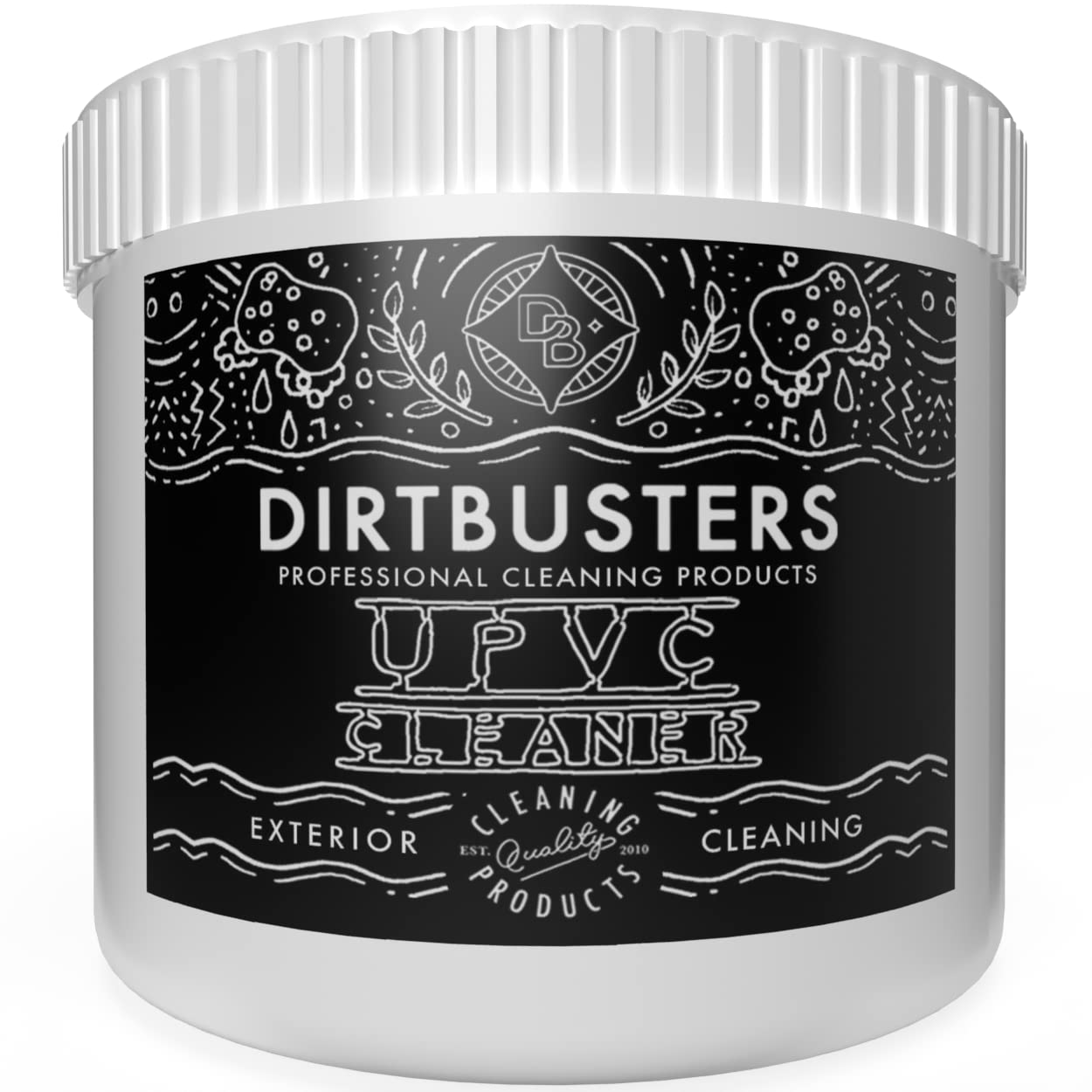 Dirtbusters UPVC PVCU Cleaner & Restorer - For Door, Window Frame, Conservatory, Garden Furniture, Facias, PVC & Plastic (500g) 1