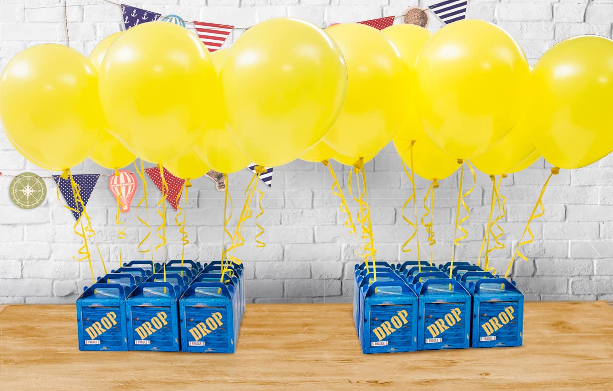 Game Party Military Supply Loot Drop Box Party Favors - 24-Pack. Party Decoration and Gift Bags, Gaming Themed Birthday Activities and Party Supplies 24-pack & balloons