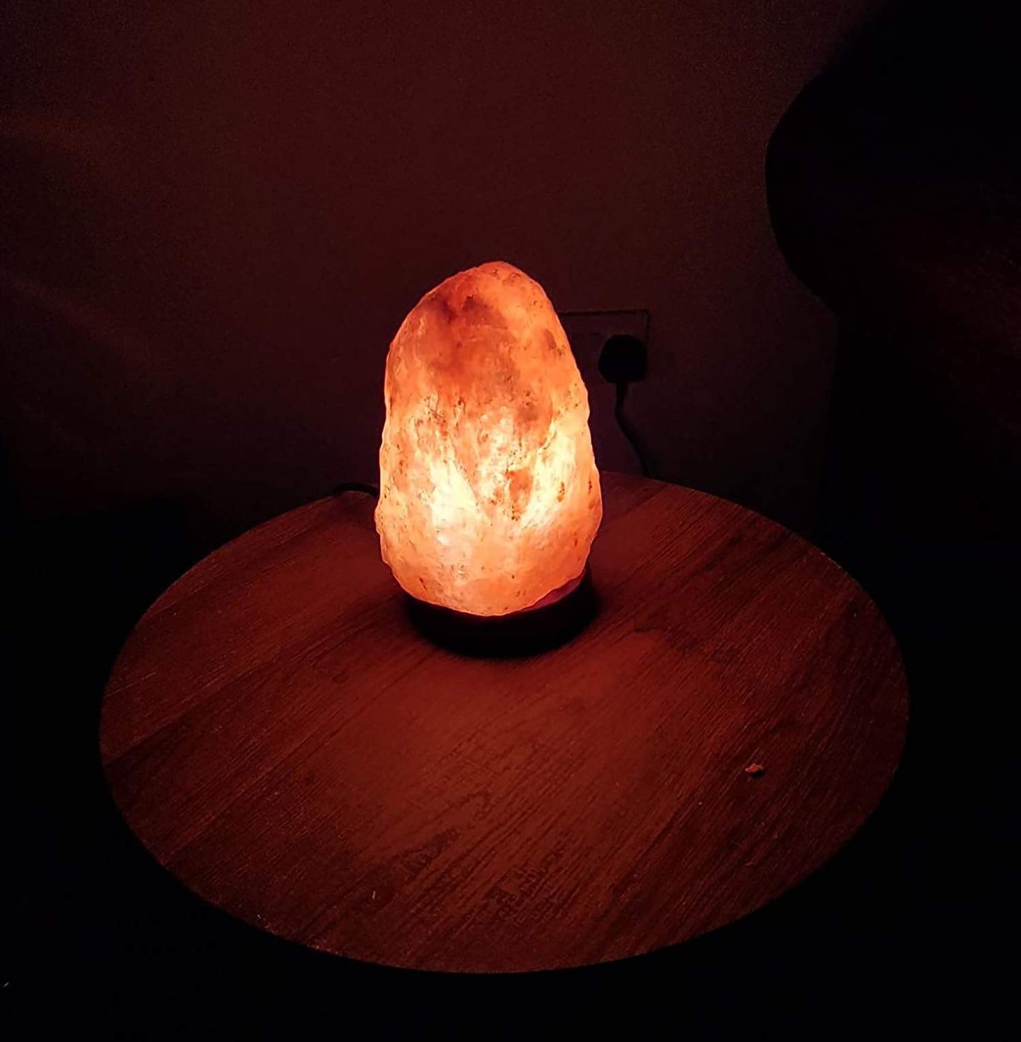 SourceDIY 3-5 Kg Salt Lamp- Pink Himalayan Crystal Light Home Décor Accessory with Button Control and British Style Electric Plug Fine Quality Relaxation Gifts for Women & Men [Energy Class E]