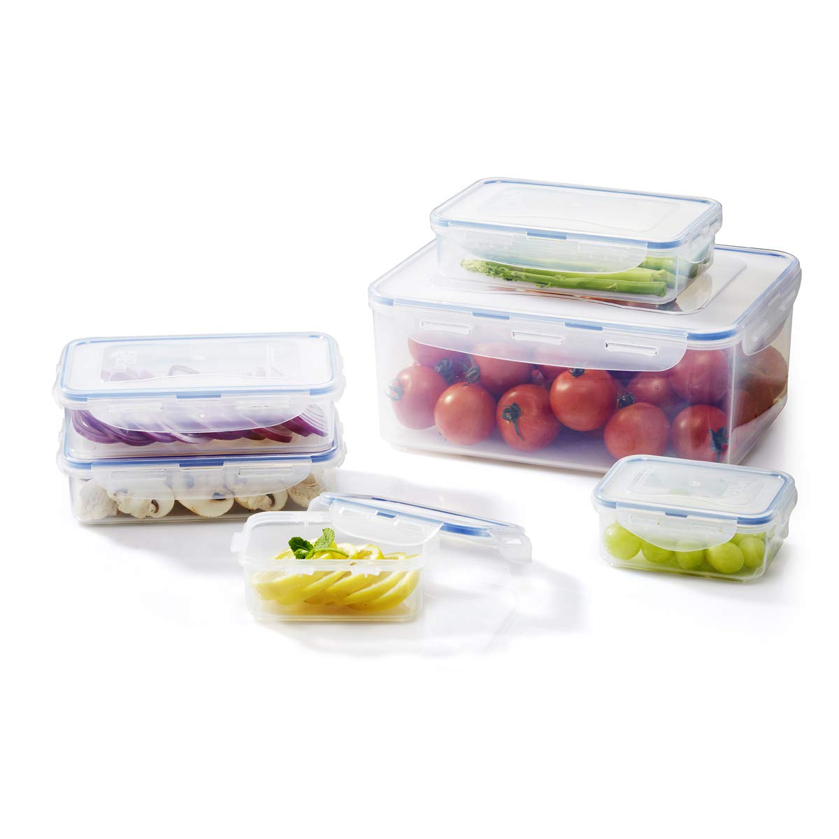 6pce container set - Rectangular 5.5lt with Freshness Tray/3 x 800ml/2 x 350ml 6pce Container Set - Rectangular 5.5lt With Freshness Tray/3 X 800ml/2 X 350ml 6 piece set