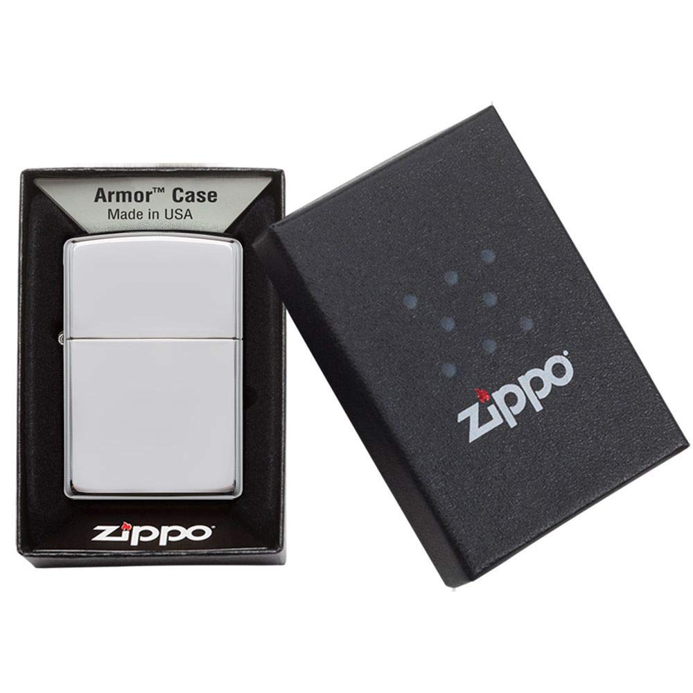 Zippo Armor Lighter High Polish Chrome