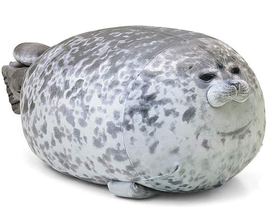 ETAOLINE Chubby Blob Seal Pillow Cute Seal Plush Toy Stuffed Animals Style-a L(23.6in)