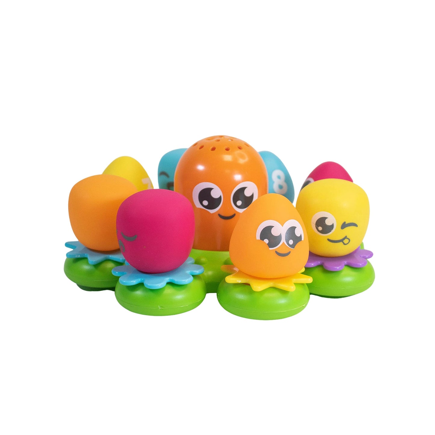 TOMY Toomies Octopals Number Sorting Baby Bath Toy | Educational Water Toys For Toddlers | Suitable For 1, 2 and 3 Years Old Boys and Girls