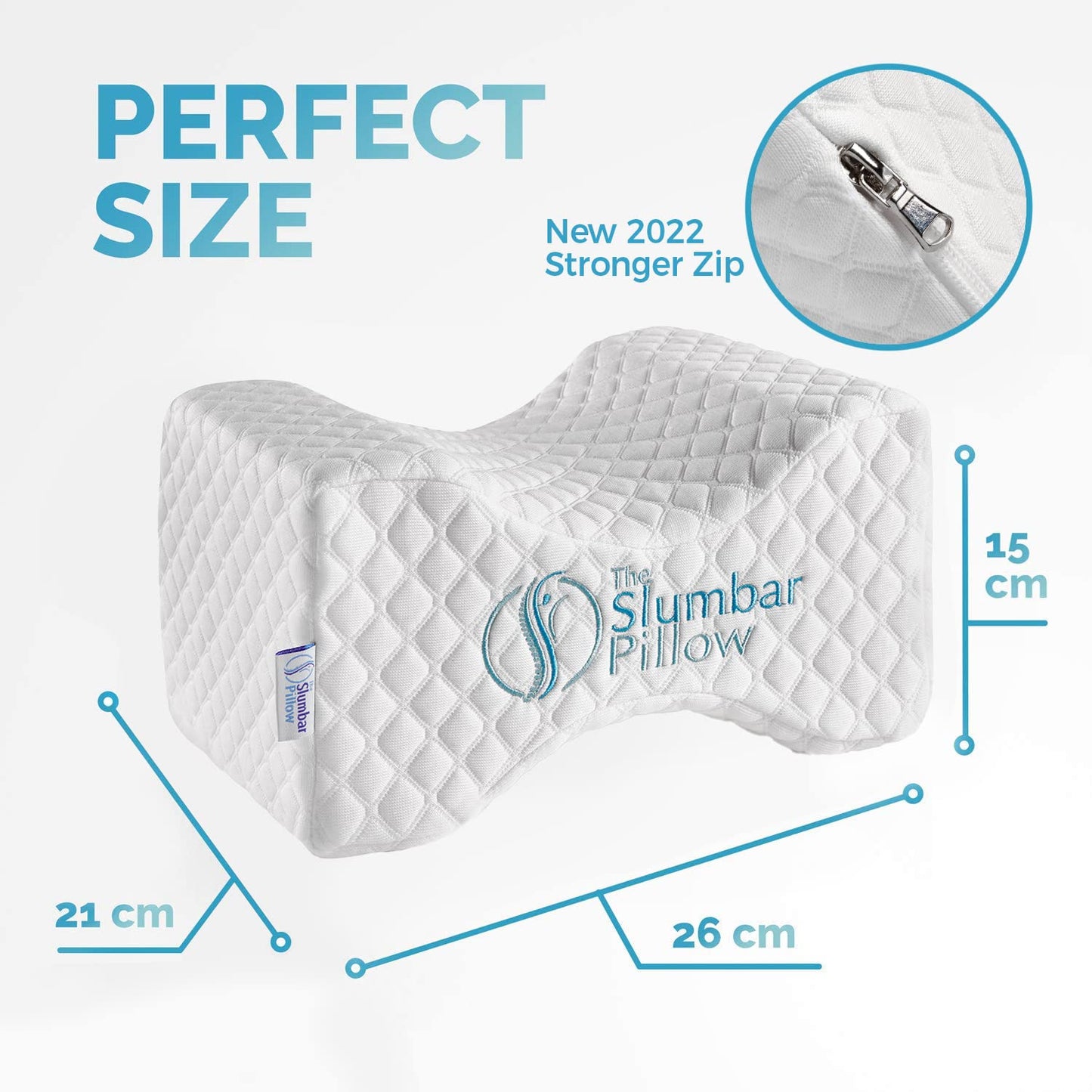 Knee Pillow To Relieve Lower Back, Knee, Hip And Joint Pain, Sciatica And Pregnancy Discomfort | Ideal for side sleepers | Premium Memory Foam Leg pillow | Free Ebook