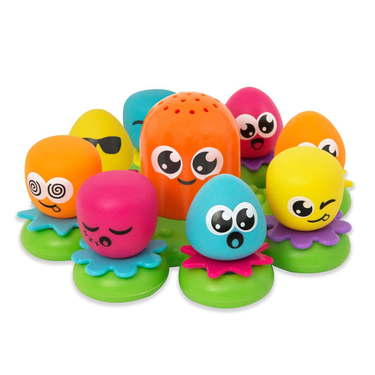 TOMY Toomies Octopals Number Sorting Baby Bath Toy | Educational Water Toys For Toddlers | Suitable For 1, 2 and 3 Years Old Boys and Girls