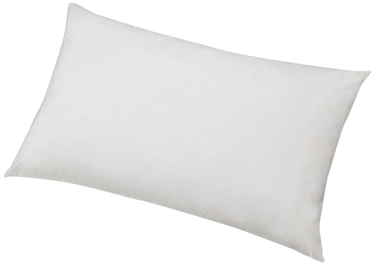 Amazon Basics Hypoallergenic Pillow Protector, Pack of 2, White, 80 cm L x 50 cm W, Pillows Not Included 50 x 80 cm