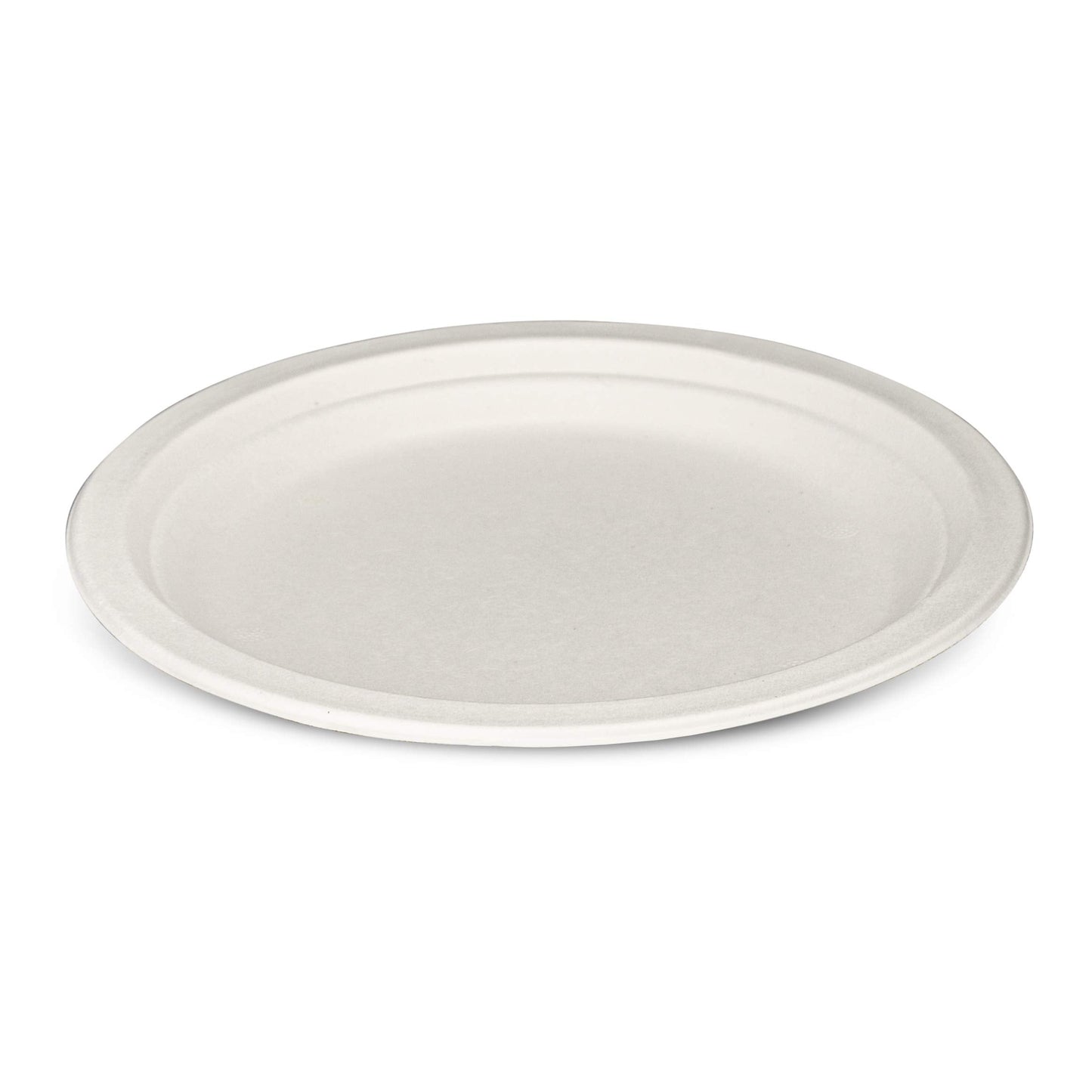 Comfy Package 100% Compostable 9 Inch Heavy-Duty Plates [125 Pack] Eco-Friendly Disposable Sugarcane Paper Plates