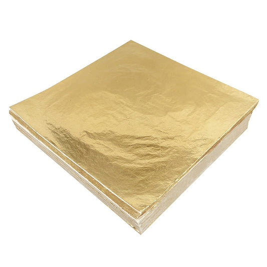 300 Imitation Gold Leaf Sheets 14 x 14 cm Gold Leaf for Art, Gilding, Crafting, Paintings, Home Furniture Decoration, Nail & DIY Arts Projects (Gold, 300 Sheets)